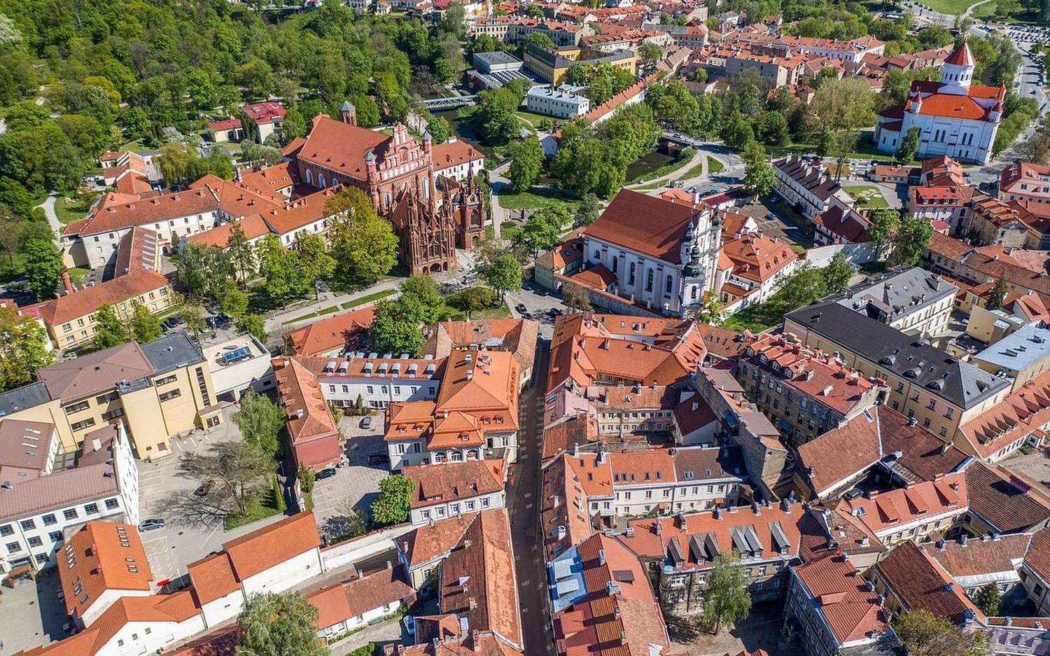 Vilnius Old Town rooftops